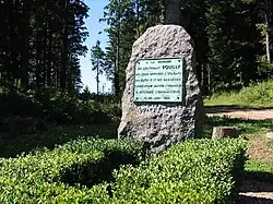 Monument érigé à la mémoire du lieutenant Rouilly, des sous-officiers et soldats du 21 / 23 Régiment d'infanterie de forteresse (R.I.F.).