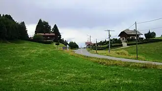 Vue du col depuis le versant sud-est.