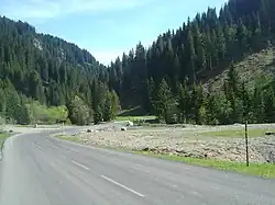 Le lieu-dit « La Zorinche » (1&nbsp;433&nbsp;m), atteint après une légère descente, au km 10,5.
