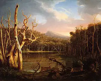 Lac aux  arbres morts (1825), Allen Memorial Art Museum, Oberlin (Ohio)