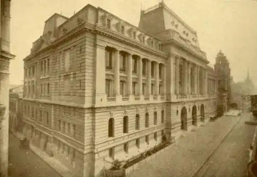 Colegio Nacional de Buenos Aires, façades principales (vers 1920).