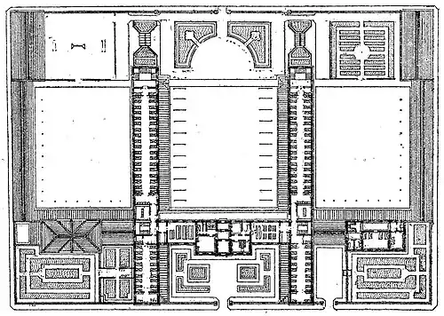 Plan du premier étage du collège Carnot.