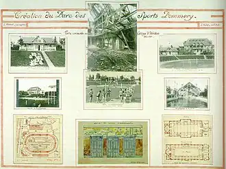 Plan d'ensemble pour la construction.