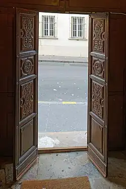 Vue de l'intérieur.
