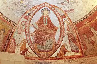 Collégiale Saint-Aignan, Christ en majesté de l'abside.