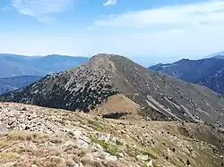 Coll Mitjà et pic Gallinàs depuis le Puig Rodon.
