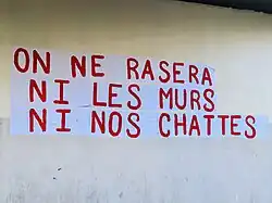 Bordeaux : « On ne rasera ni les murs ni nos chattes ».