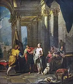 Alexandre cédant Campaspe à Apelle  Collection Motais de Narbonne