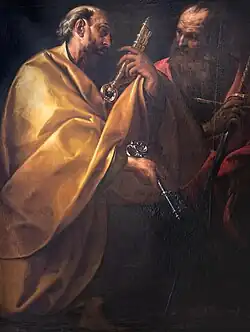 Saint Pierre et Saint Paul, huile sur toile, 1628-1629, collection Motais de Narbonne.