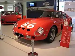 Ferrari 250 GTO au musée Ferrari de Maranello.
