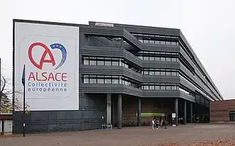 Hôtel de la collectivité européenne d’Alsace de Strasbourg.