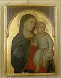 Pietro Lorenzetti, Vierge à l'Enfant, vers 1350