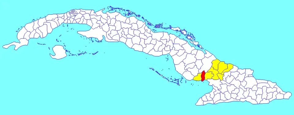 Municipalité de Colombia dans la province de Las Tunas