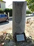 Colonne du quartier Saint Genest ou Saint Genès d'Arles (monument érigé en 2007)