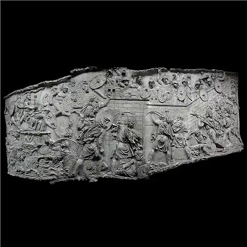 Assaut dace sur un camp romain d'hiver de Mésie.