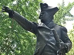 Statue près de l'Independence Hall.
