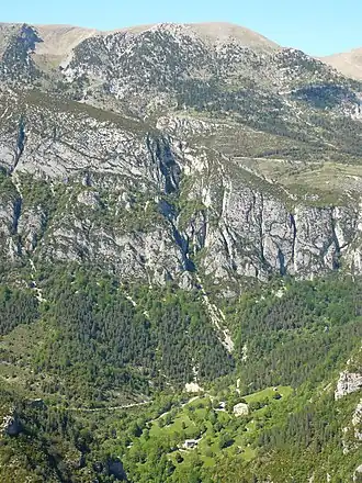 Comabona et sanctuaire de Gresolet.