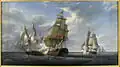 Combat de la frégate française la Canonnière contre le vaisseau anglais le Tremendous (21 avril 1806)