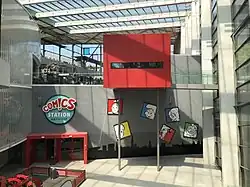 Entrée de Comics Station, en 2019.