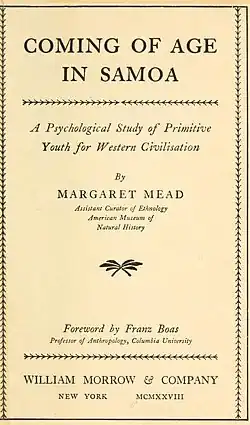 Image illustrative de l’article Adolescence à Samoa