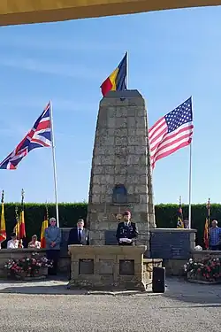 Le monument de l'Armée Secrète.