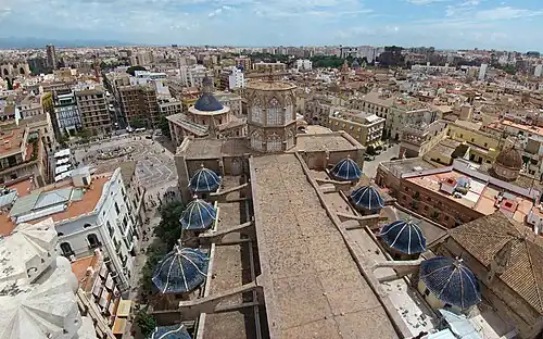 La cathédrale vue depuis le Micalet.