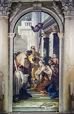 La Dernière communion de sainte LucieGiambattista Tiepolo, 1747-1748Santi Apostoli, Venise.