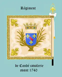 Condé cavalerie à 1740 (revers)