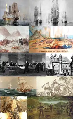 Description de l'image Confederacion war peru bolivia chile.png.