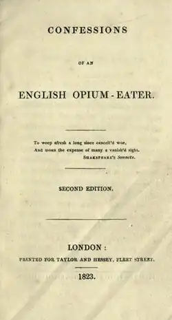 Image illustrative de l’article Confessions d'un mangeur d'opium anglais