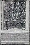La Grande confrérie royale de la charité de Notre-Dame-de-Bonne-Délivrance à Paris (estampe de Jean Papillon, 1666).