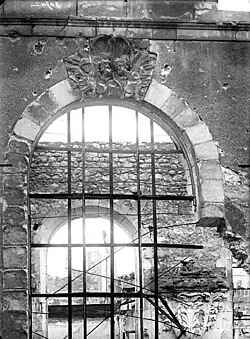 en 1920, destructions de la Grande guerre,