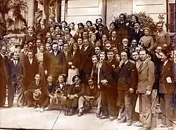 Photographie du 21ème congrès de l'Union nationale des étudiants de France