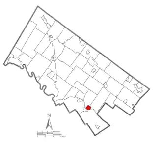 Localisation de Conshohocken