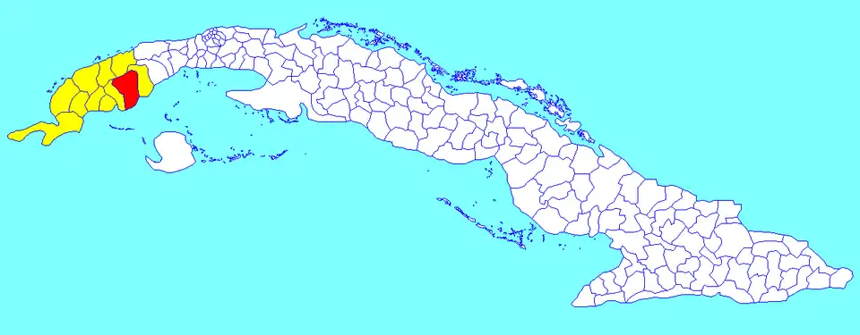 Municipalité de Consolación del Sur dans la province de Pinar del Río