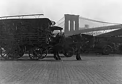 Untitled, (Horse Drawn Wagon), 1922-1924. Brooklyn Museum