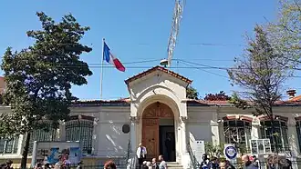 Vue de la mission diplomatique