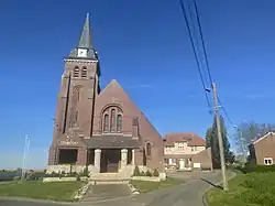 L'église et la mairie-école
