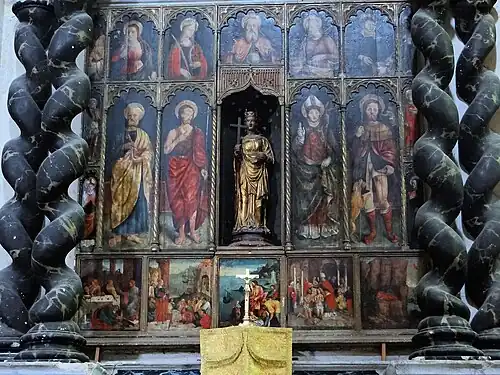 Le retable de sainte Marie-Madeleine.
