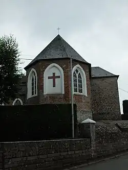 Le chevet de l'église.