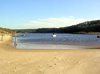 Le courant de Contis, à hauteur de Contis-Plage