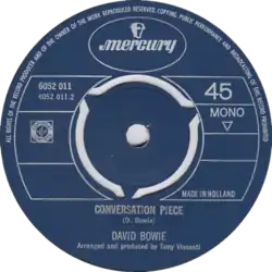 Description de l'image Conversation Piece by David Bowie Holland vinyl single.png.