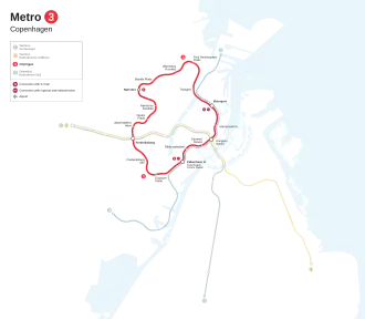 Voir la carte de la ligne.