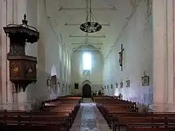 Vue intérieure de la nef..