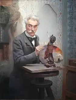 Le Sculpteur au travail, Gérôme dans son atelier (1891), Vesoul, musée Jean-Léon Gérôme.