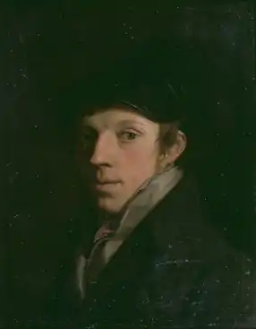 Portrait du peintre Pierre-François Jacobs (1800-1807), Musées royaux des Beaux-Arts de Belgique.