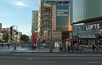 Panneau signalant la station souterraine.