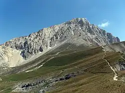 Corno Grande depuis la Sella di Monte Aquila.