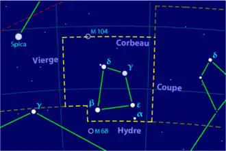 Image illustrative de l'article Corbeau (constellation)