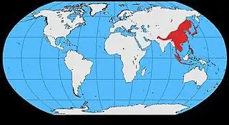 Description de l'image Corvus macrohynchos map.jpg.
